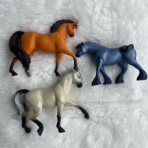 Spirit Horse Figures DWA LLC Just Play Dreamworks 6" Preowned Toys (3)
